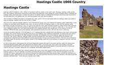 Desktop Screenshot of hastingscastle.co.uk